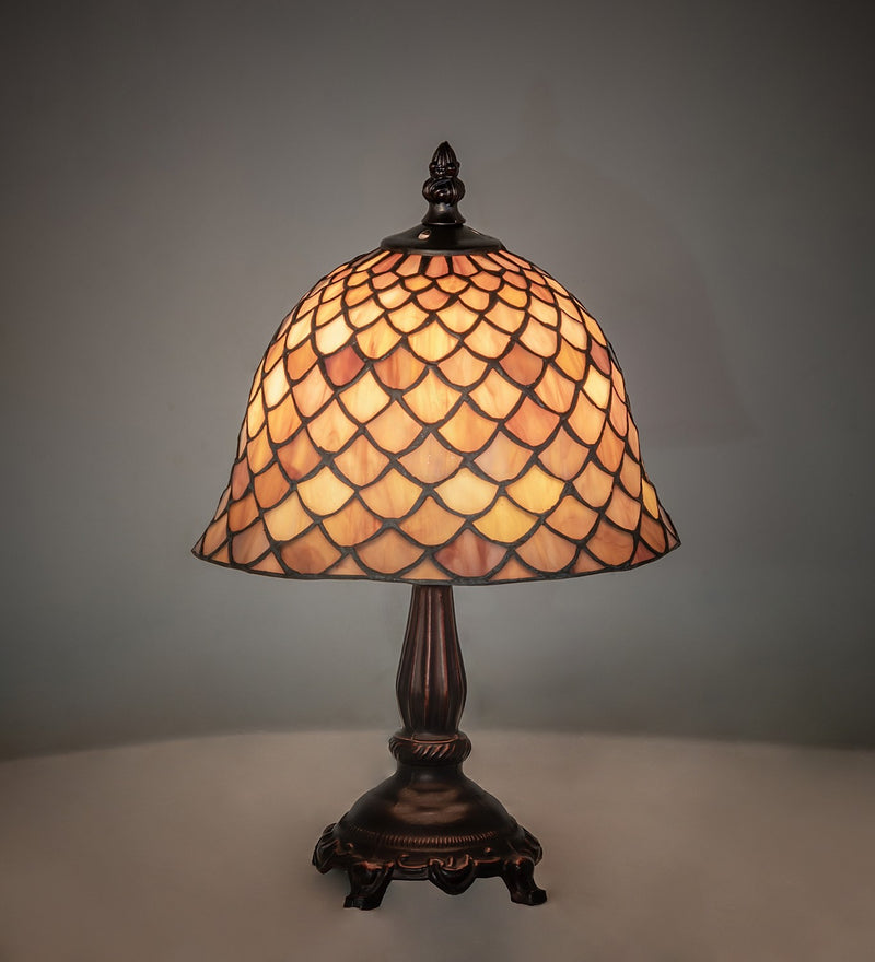Meyda Tiffany 67378 One Light Mini Lamp, Antique