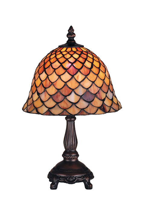 Meyda Tiffany 67378 One Light Mini Lamp, Antique