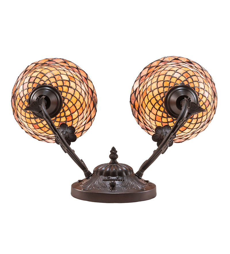 Meyda Tiffany 67383 Two Light Wall Sconce, Antique