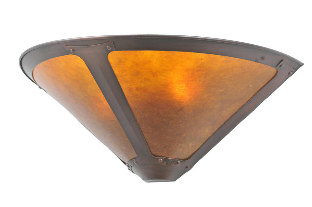 Meyda Tiffany 67968 Two Light Wall Sconce, Washed Copper