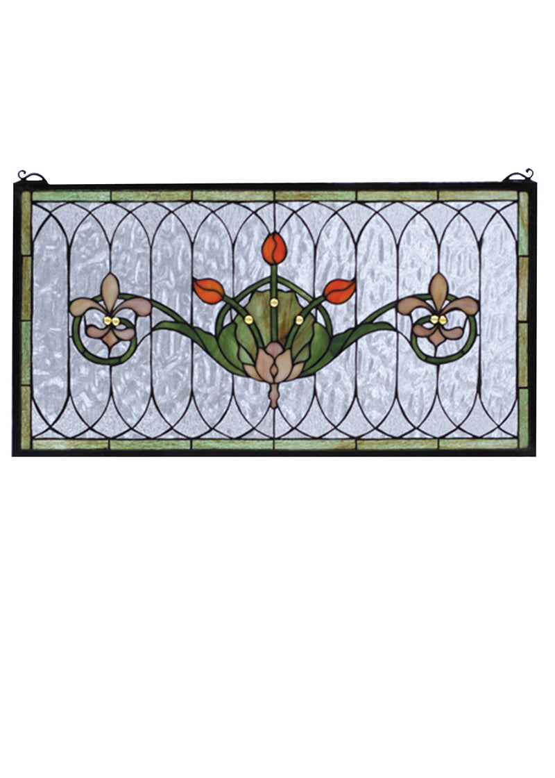 Meyda Tiffany 68019 Window, Zaf Bapa Orangewg