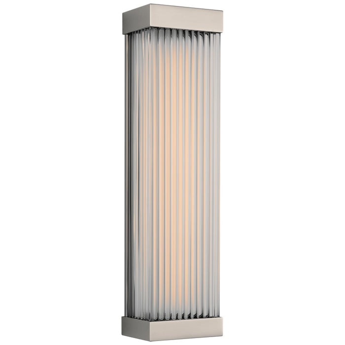 Visual Comfort Signature CHD 2733PN-CG LED Wall Sconce, Polished Nickel