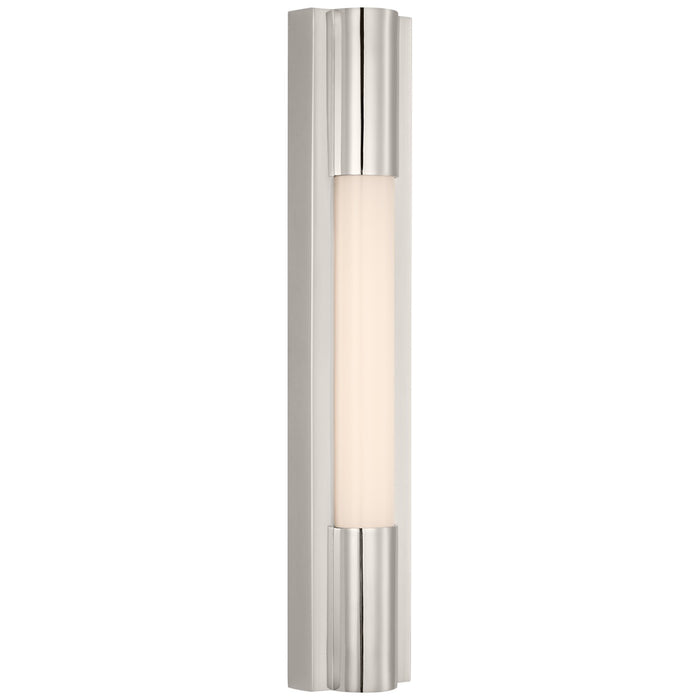 Visual Comfort Signature IKF 2100PN-WG LED Bath Light, Polished Nickel