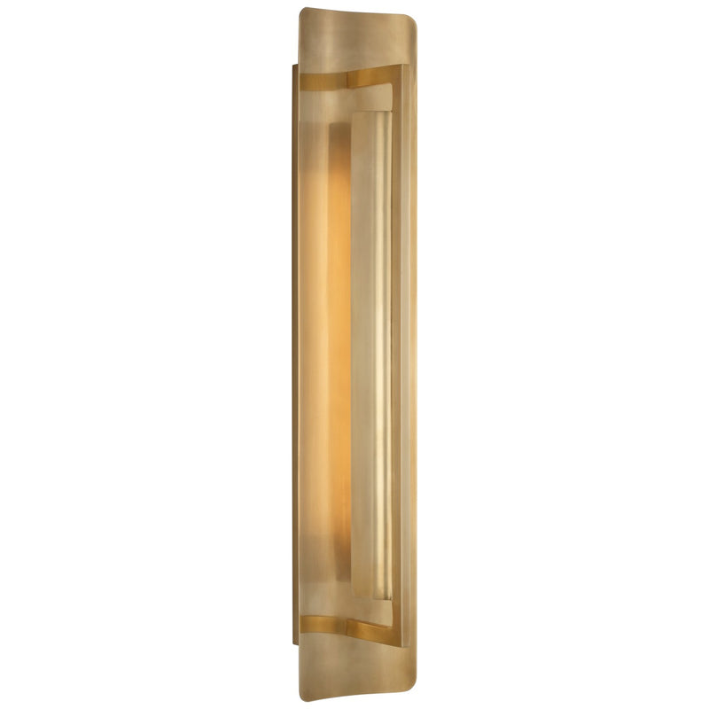 Visual Comfort Signature IKF 2140HAB LED Wall Sconce, Hand-Rubbed Antique Brass