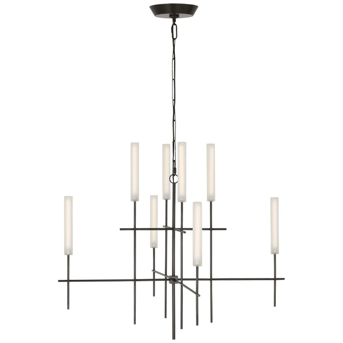 Visual Comfort Signature IKF 5110BZ-FG LED Chandelier, Bronze