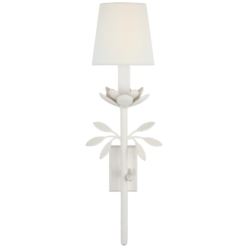 Visual Comfort Signature JN 2160PW-L LED Wall Sconce, Plaster White