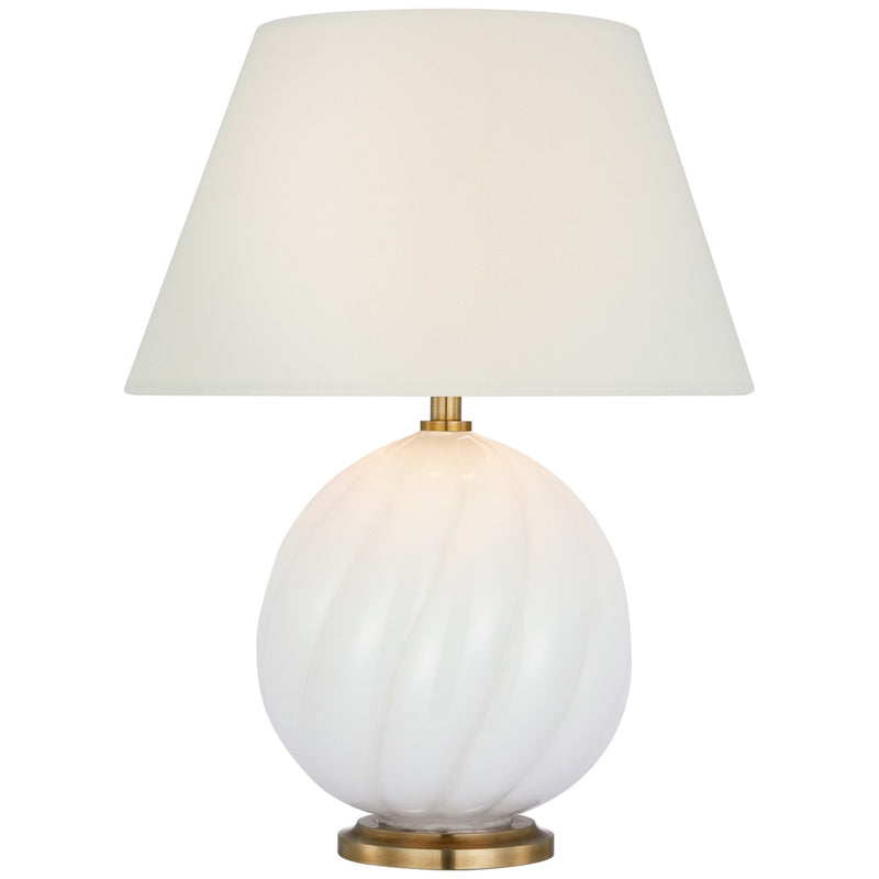 Visual Comfort Signature JN 3109WG-L-CL LED Accent Lamp, White Glass