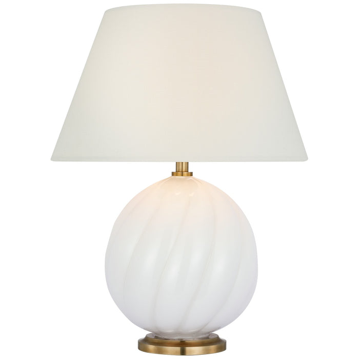 Visual Comfort Signature JN 3109WG-L-CL LED Accent Lamp, White Glass