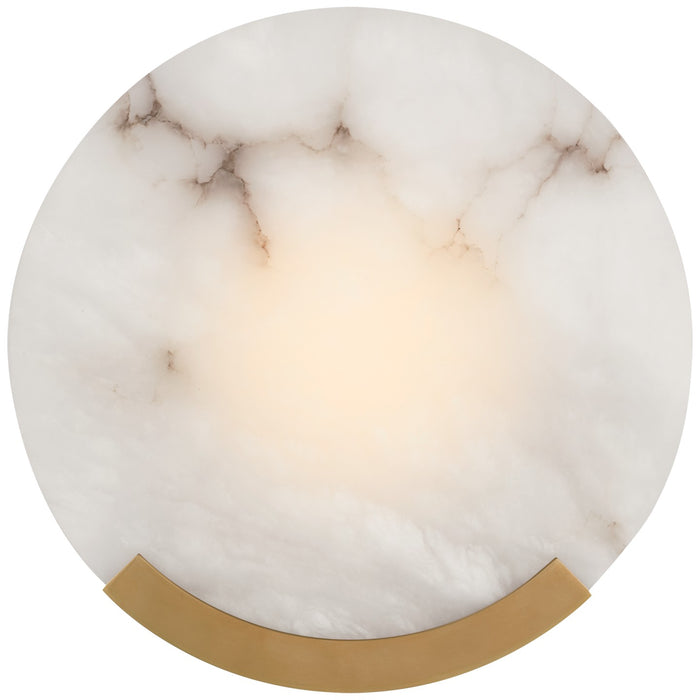 Visual Comfort Signature KW 2020AB-ALB LED Wall Sconce, Antique-Burnished Brass