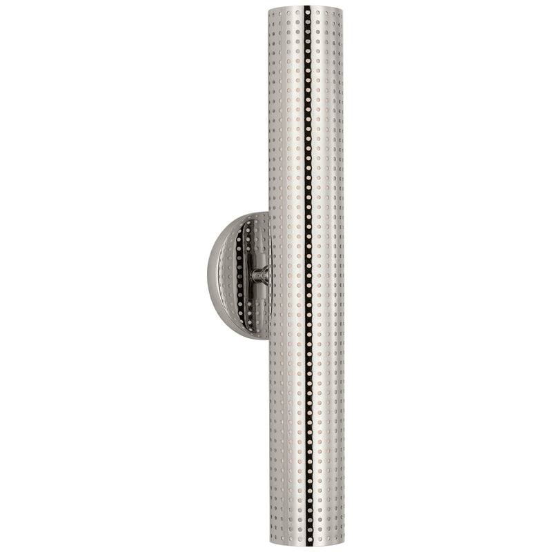 Visual Comfort Signature KW 2065PN-WG LED Wall Sconce, Polished Nickel
