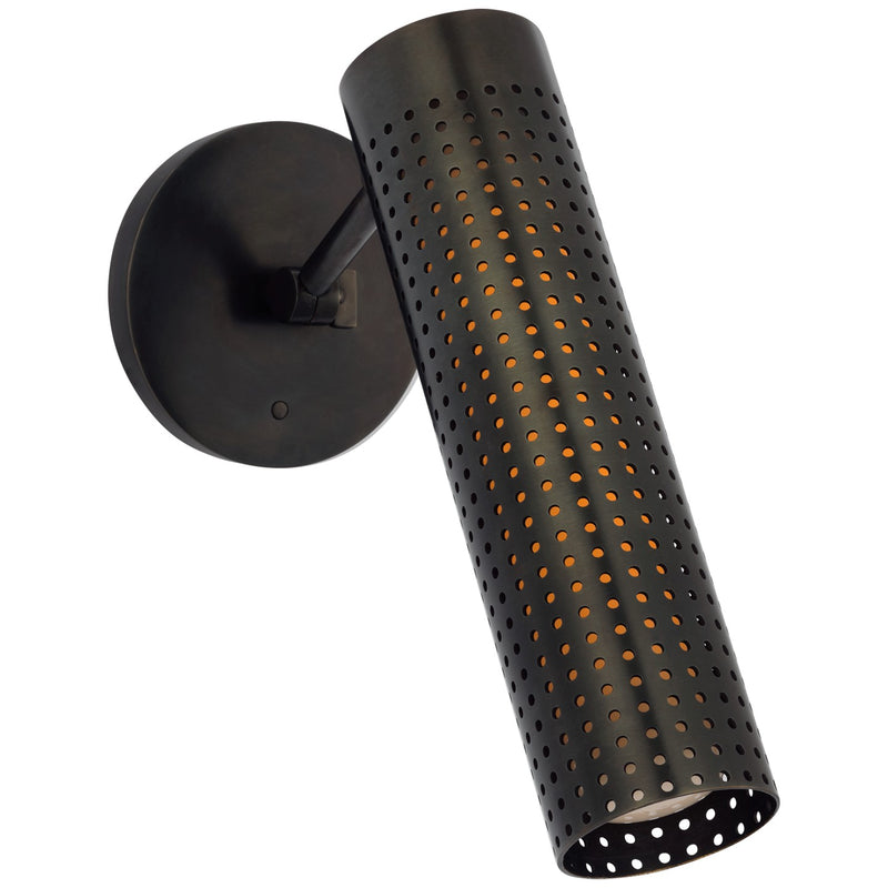 Visual Comfort Signature KW 2067BZ-WG LED Wall Sconce, Bronze