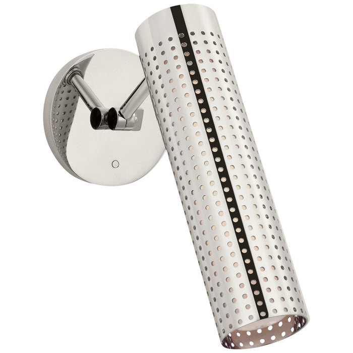 Visual Comfort Signature KW 2067PN-WG LED Wall Sconce, Polished Nickel