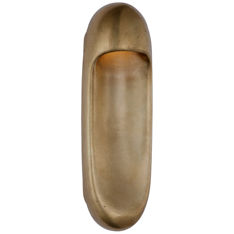 Visual Comfort Signature KW 2813MBR LED Wall Sconce, Museum Brass