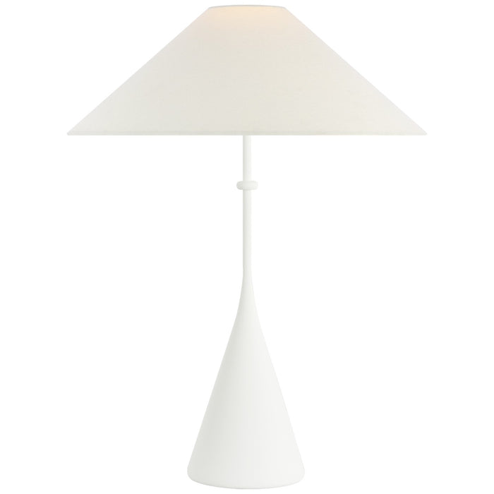 Visual Comfort Signature KW 3710MWH-L LED Table Lamp, Museum White