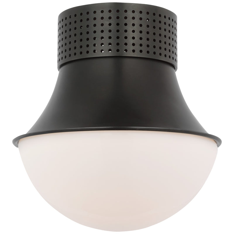 Visual Comfort Signature KW 4058BZ-WG LED Flush Mount, Bronze