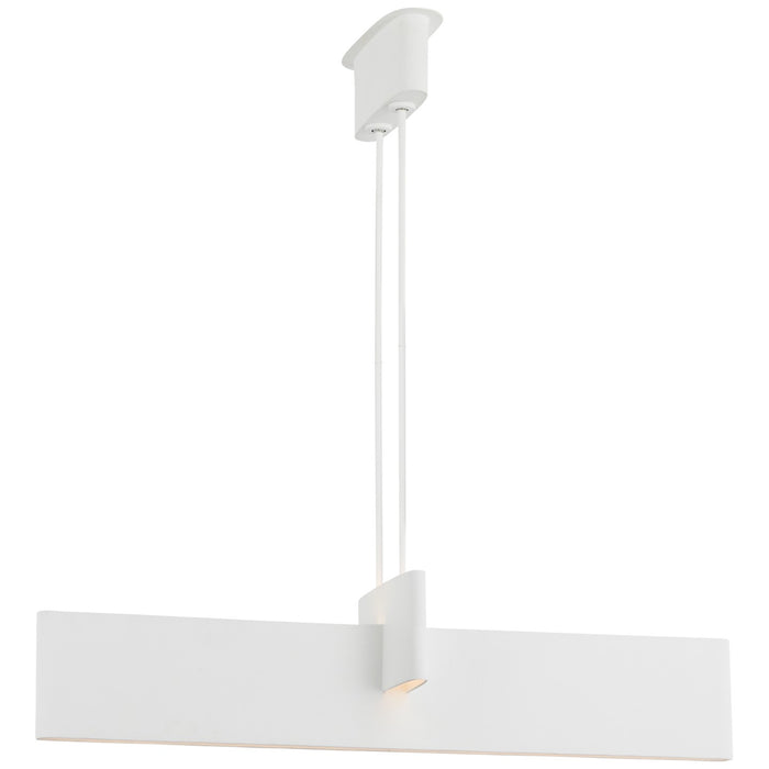 Visual Comfort Signature KW 5448MWH LED Linear Pendant, Museum White