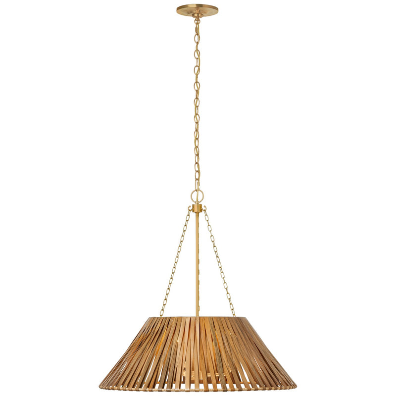Visual Comfort Signature MF 5031SB-NTW LED Pendant, Soft Brass