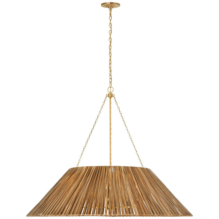 Visual Comfort Signature MF 5037SB-NTW LED Pendant, Soft Brass