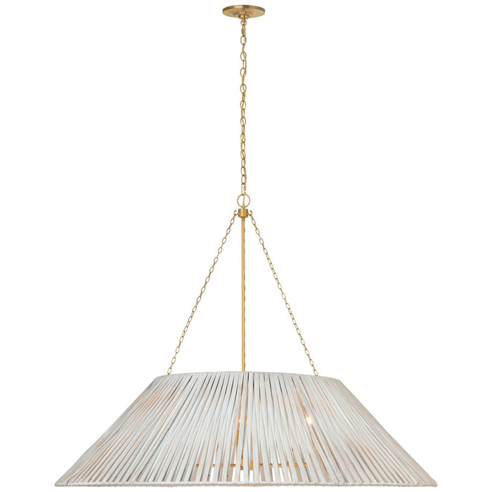 Visual Comfort Signature MF 5037SB-WW LED Pendant, Soft Brass
