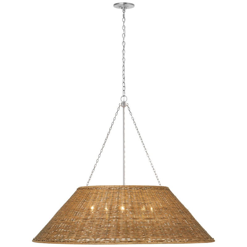 Visual Comfort Signature MF 5038PN-NTW LED Pendant, Polished Nickel
