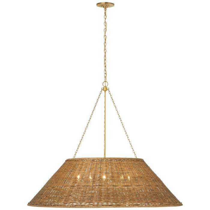 Visual Comfort Signature MF 5038SB-NTW LED Pendant, Soft Brass