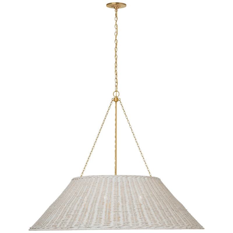 Visual Comfort Signature MF 5038SB-WW LED Pendant, Soft Brass