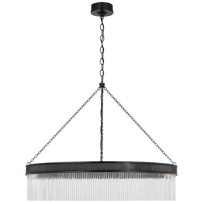 Visual Comfort Signature MF 5175BZ-CG LED Chandelier, Bronze