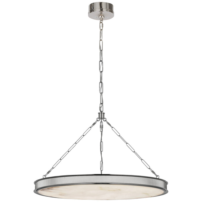Visual Comfort Signature MF 5204PN-ALB LED Chandelier, Polished Nickel