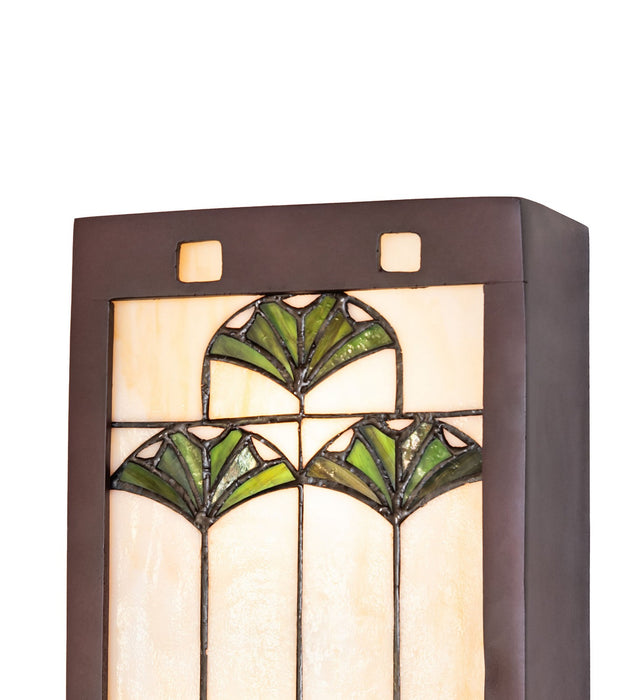 Meyda Tiffany 71008 Two Light Wall Sconce, Mahogany Bronze