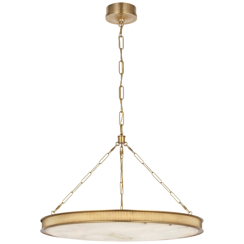 Visual Comfort Signature MF 5204SB-ALB LED Chandelier, Soft Brass