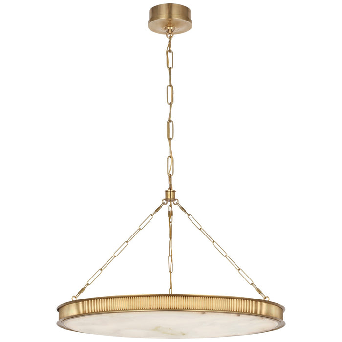Visual Comfort Signature MF 5204SB-ALB LED Chandelier, Soft Brass