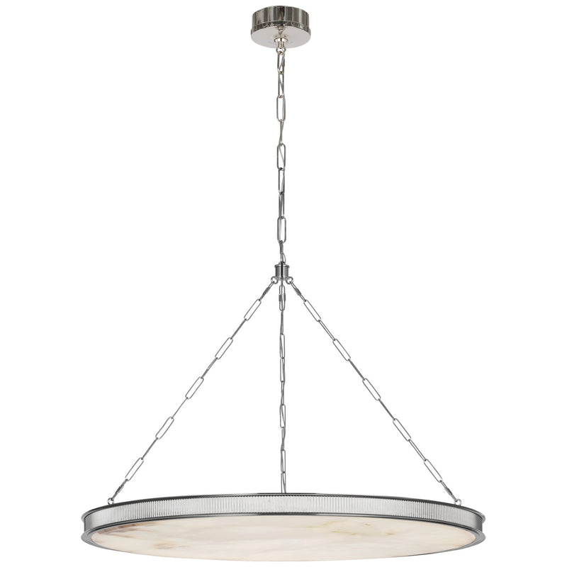 Visual Comfort Signature MF 5206PN-ALB LED Chandelier, Polished Nickel