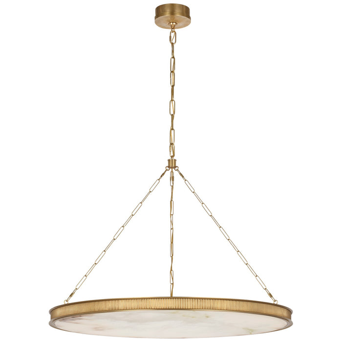 Visual Comfort Signature MF 5206SB-ALB LED Chandelier, Soft Brass