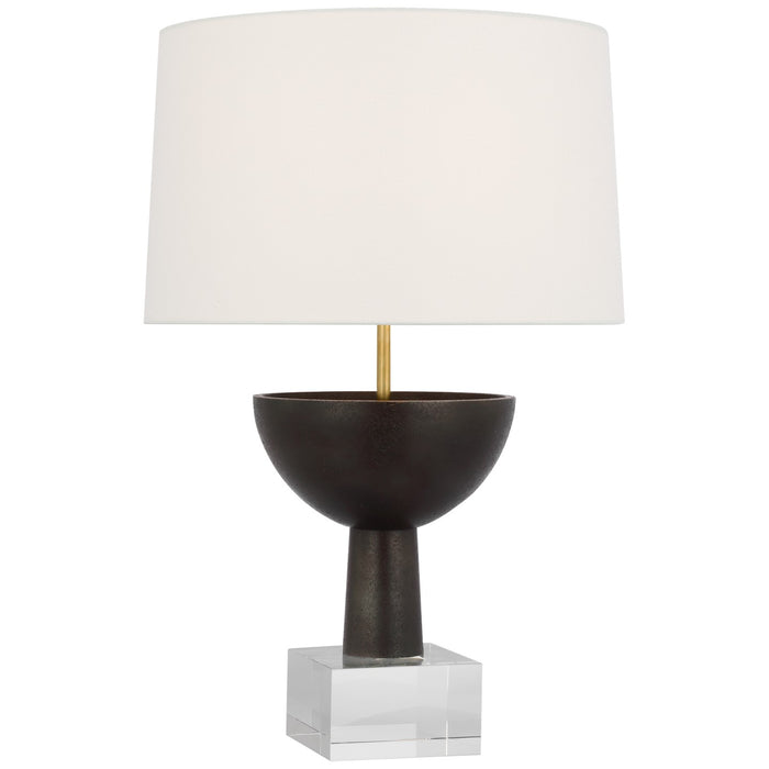 Visual Comfort Signature RB 3041WI-L LED Table Lamp, Warm Iron