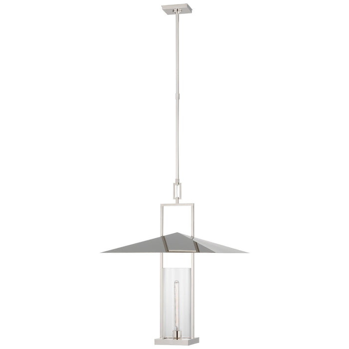 Visual Comfort Signature RB 5053PN-CG LED Lantern, Polished Nickel