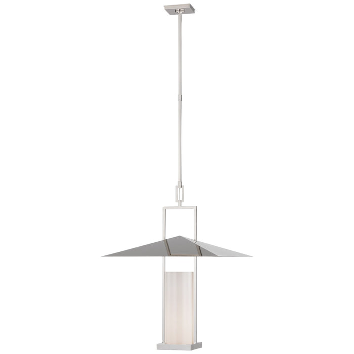 Visual Comfort Signature RB 5053PN-WG LED Lantern, Polished Nickel