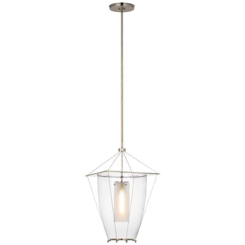 Visual Comfort Signature RB 5092AN-CG LED Lantern, Antique Nickel