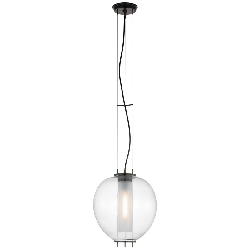 Visual Comfort Signature RB 5097BZ-CG LED Lantern, Bronze