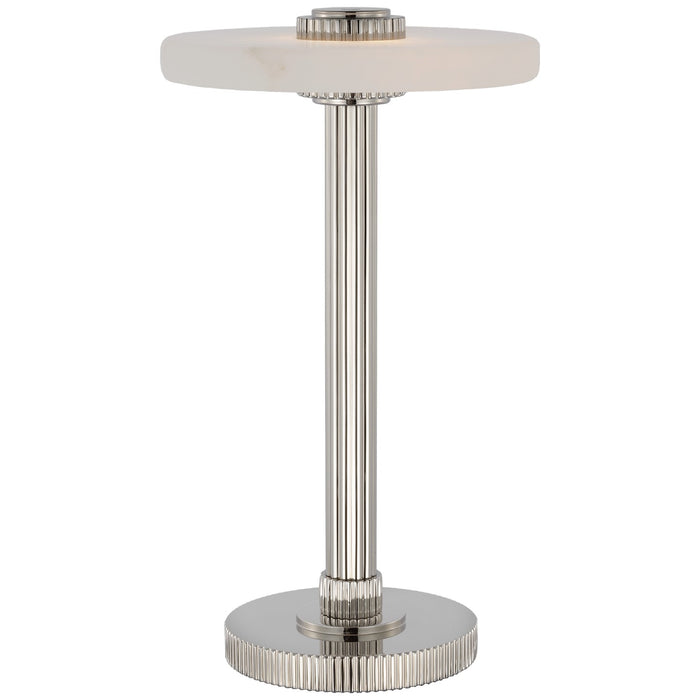 Visual Comfort Signature S 3150PN/ALB LED Accent Lamp, Polished Nickel and Alabaster