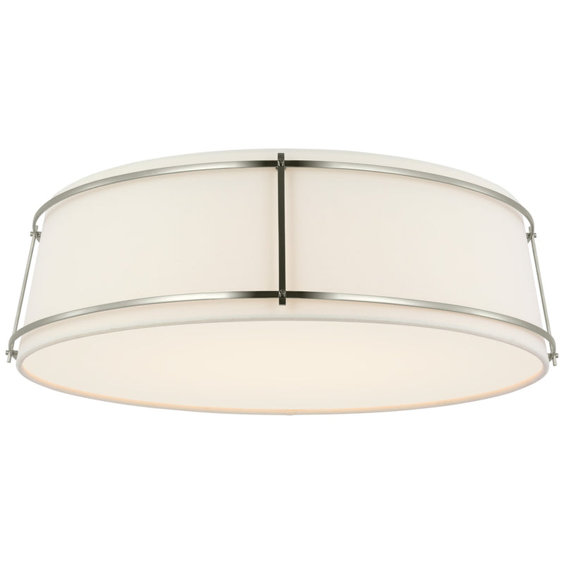 Visual Comfort Signature S 4688PN-L/FA LED Flush Mount, Polished Nickel