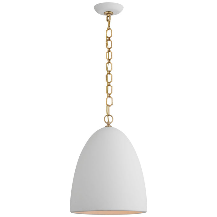 Visual Comfort Signature SK 5351WHT LED Pendant, Matte White