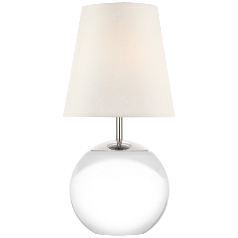 Visual Comfort Signature TOB 3100CG-L-CL LED Accent Lamp, Crystal