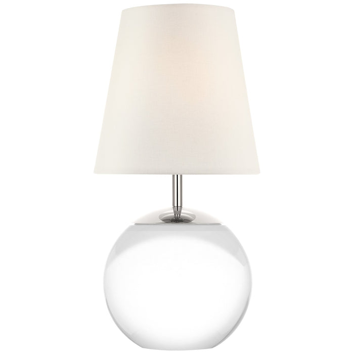 Visual Comfort Signature TOB 3100CG-L-CL LED Accent Lamp, Crystal