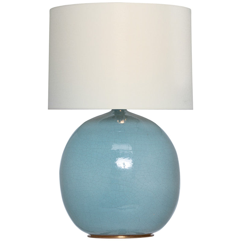 Visual Comfort Signature TOB 3694CRN-L LED Table Lamp, Crackled Robin