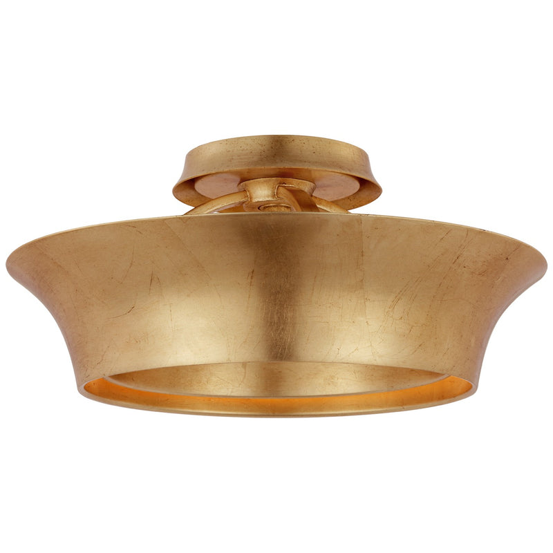 Visual Comfort Signature TOB 4520G LED Semi-Flush Mount, Gild