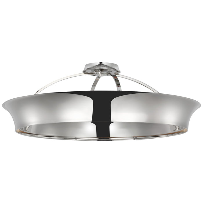 Visual Comfort Signature TOB 4522PN LED Flush Mount, Polished Nickel