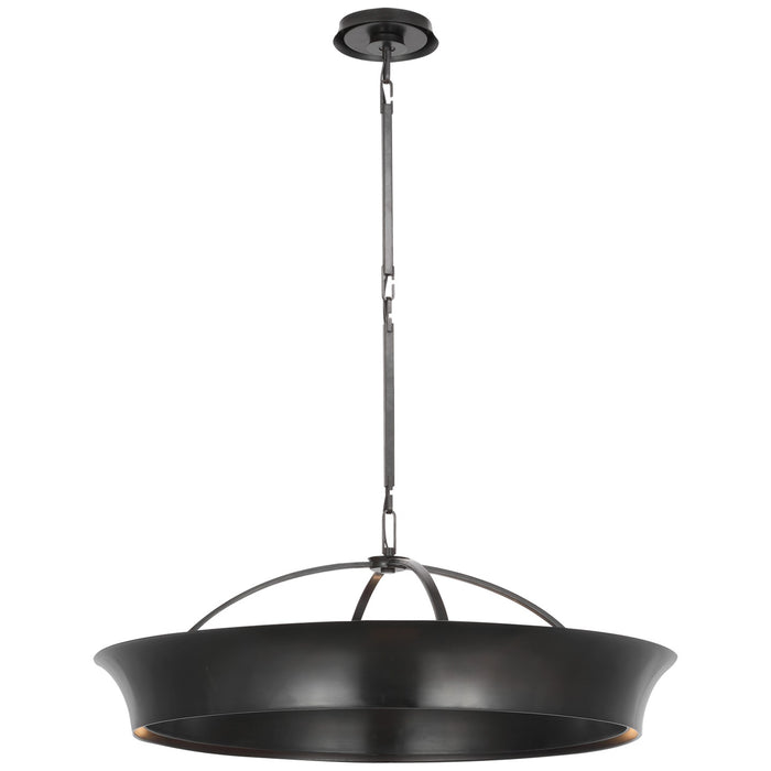 Visual Comfort Signature TOB 5520AI LED Chandelier, Aged Iron