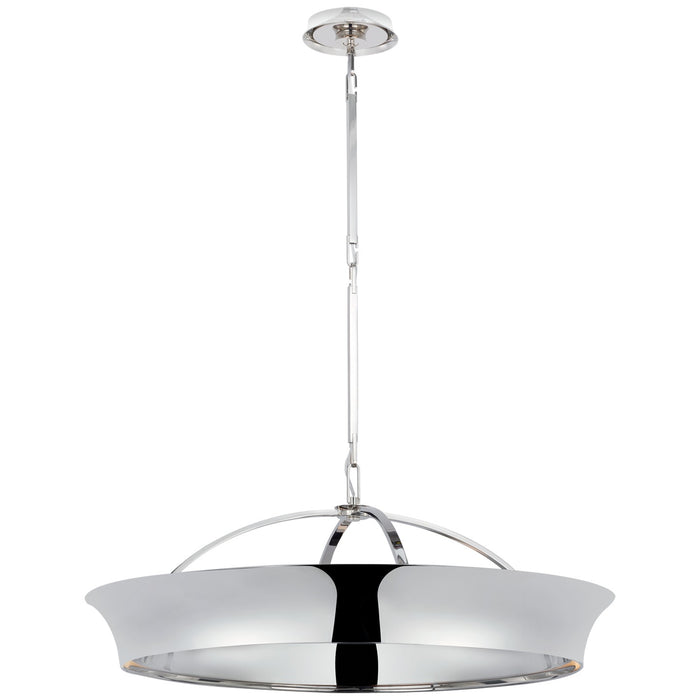 Visual Comfort Signature TOB 5520PN LED Chandelier, Polished Nickel