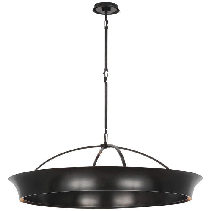 Visual Comfort Signature TOB 5521AI LED Chandelier, Aged Iron