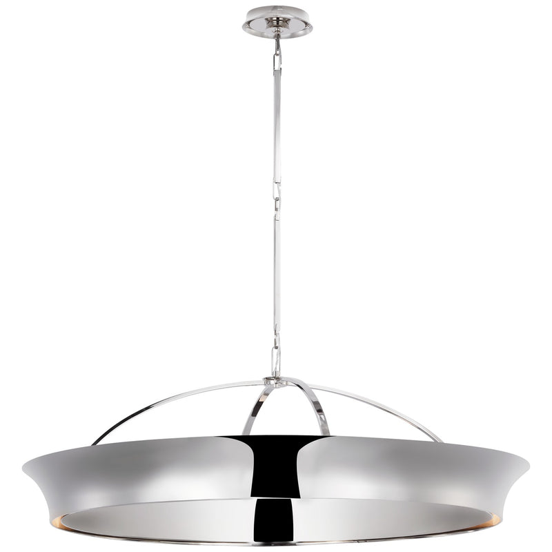 Visual Comfort Signature TOB 5521PN LED Chandelier, Polished Nickel